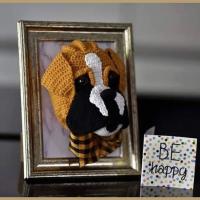 Portrait tête boxer en crochet