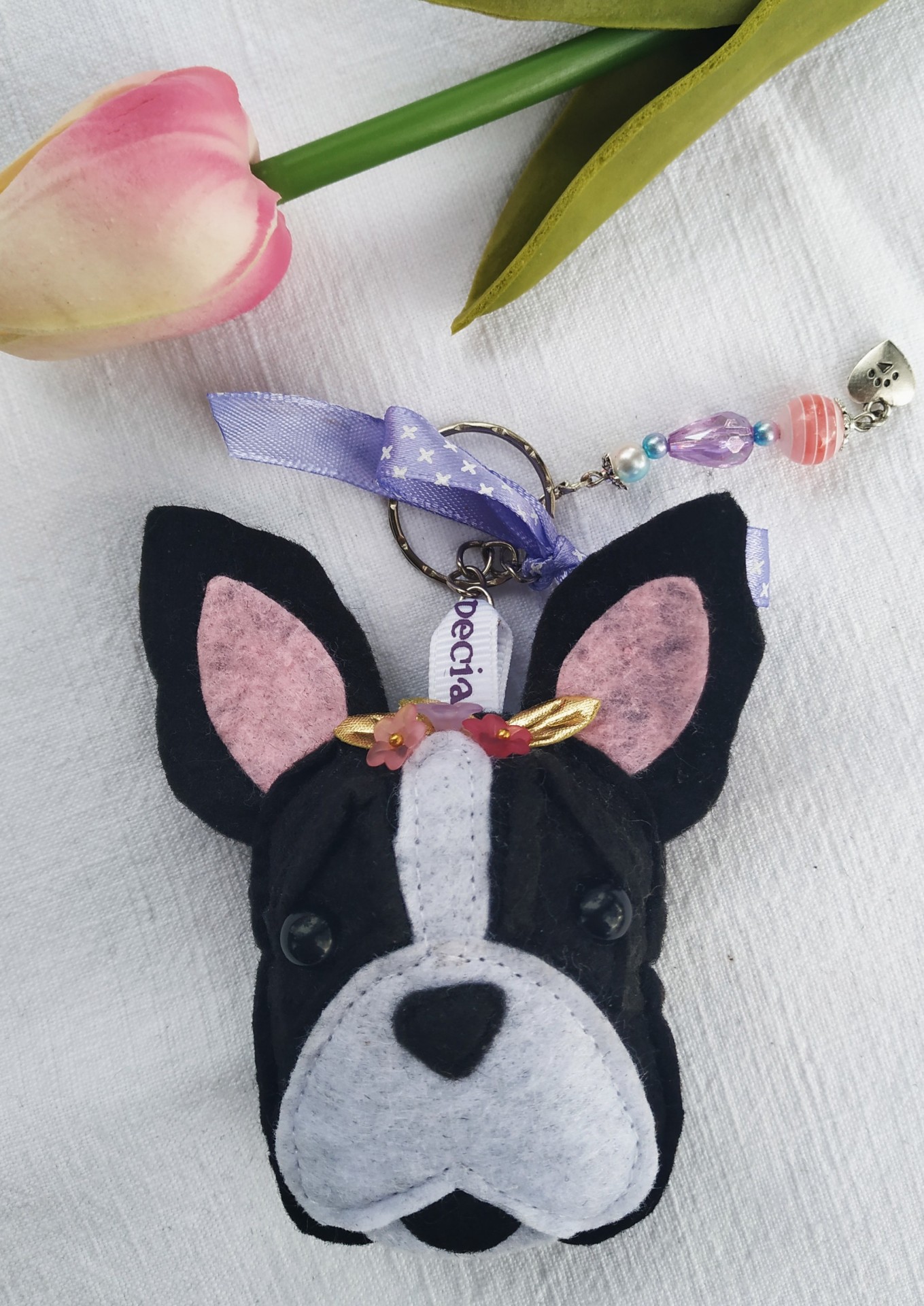  Porte-Clés Boston terrier