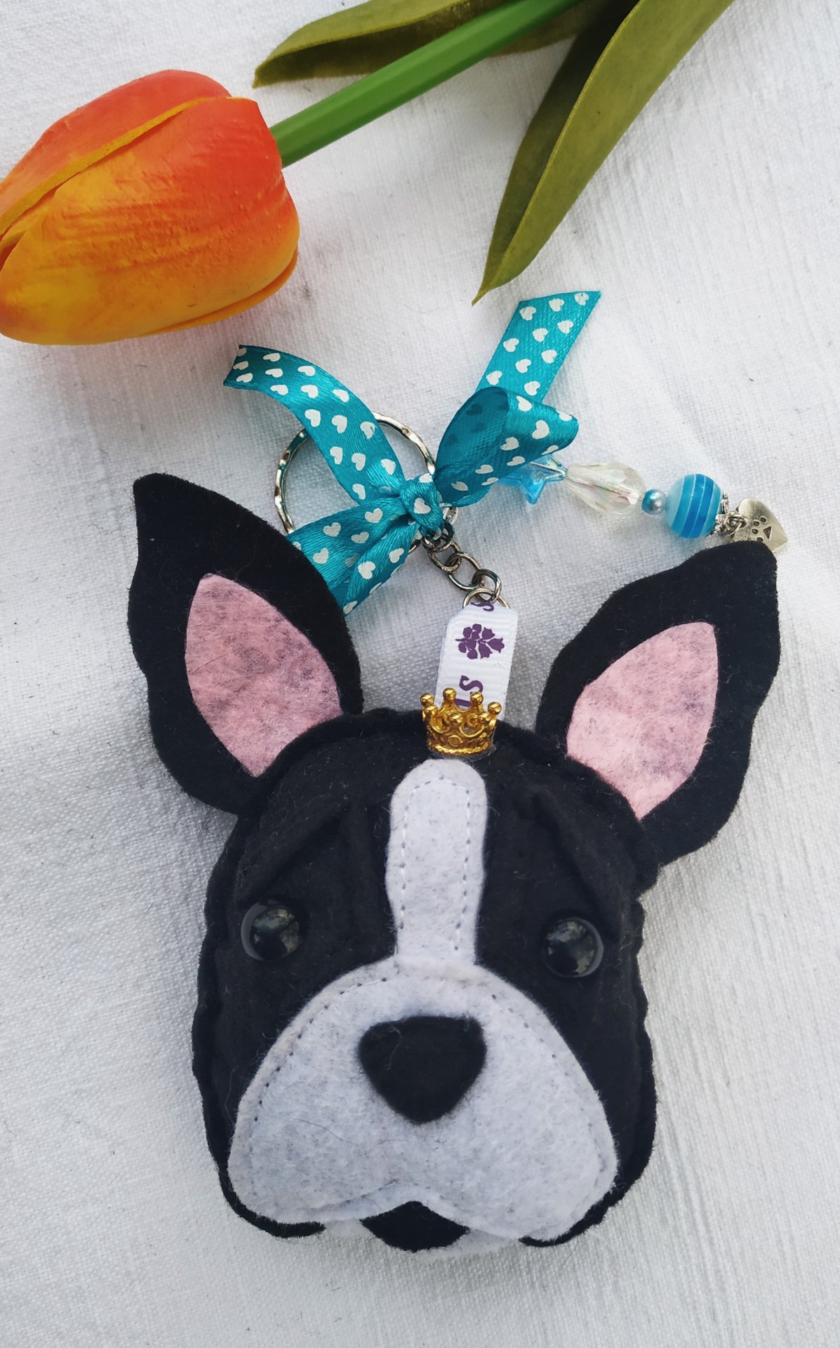  Porte-Clés Boston terrier