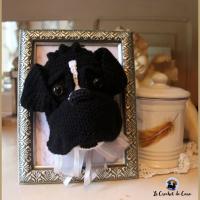 Portrait tête boxer en crochet